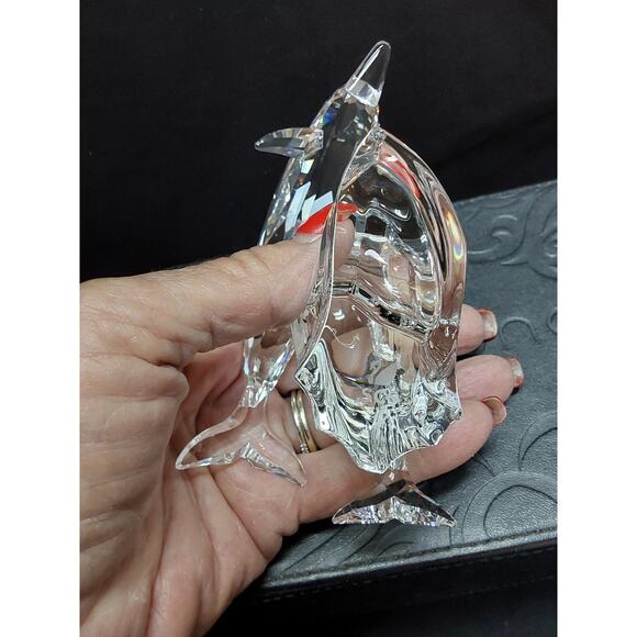 Swarovski Collectors Society Dolphins Lead me Mother & Baby from 1990 Mint - Picture 6 of 8